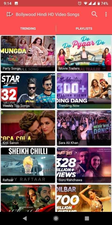 Bollywood Hindi HD Video Songs स्क्रीनशॉट 3