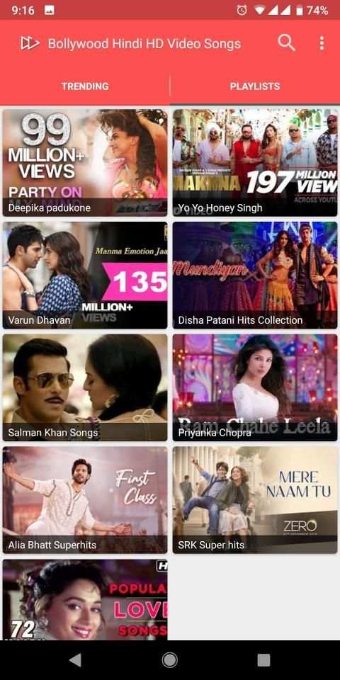 Bollywood Hindi HD Video Songs स्क्रीनशॉट 7