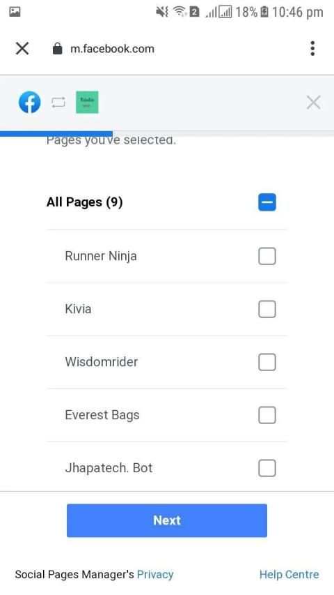 Social Pages Manager screenshot 2