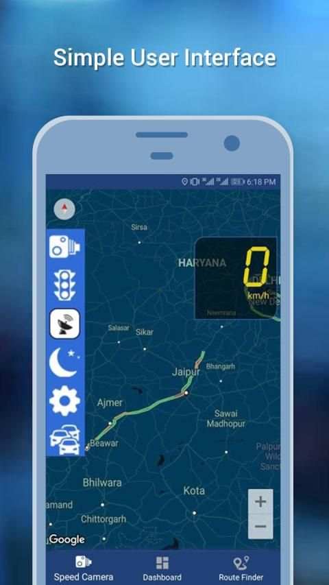 GPS Speed Camera - Radar Speedometer & Directions स्क्रीनशॉट 3