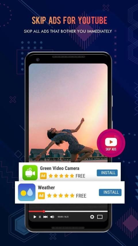 Skip Ads for Youtube - Auto Skip Ads Pro स्क्रीनशॉट 3