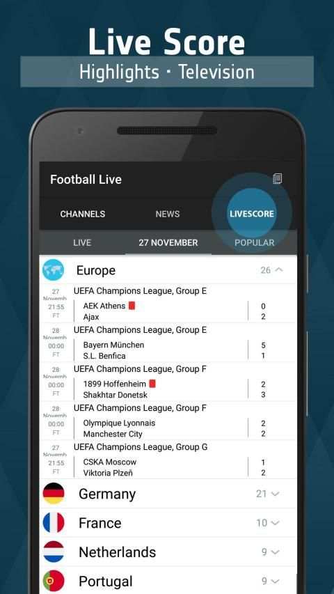 Football TV Live - Sport Television screenshot 7