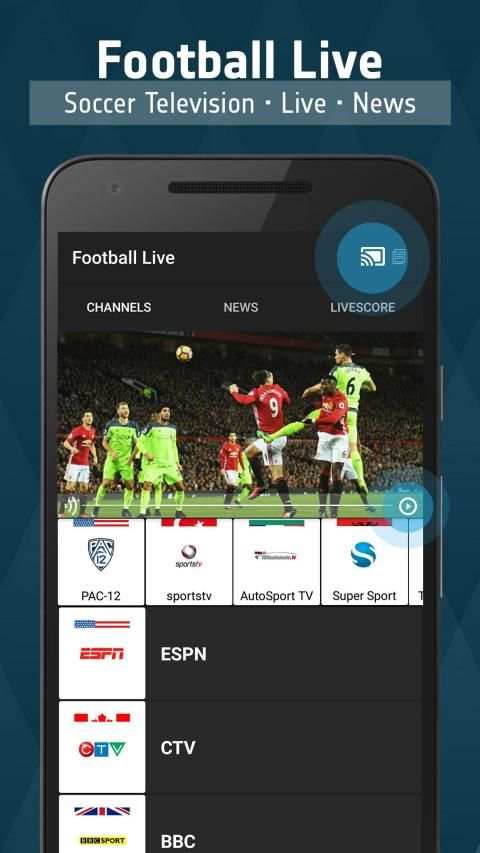 Football TV Live - Sport Television screenshot 9