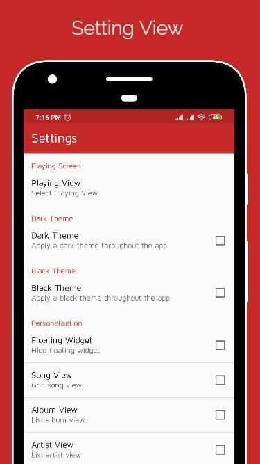 Music Player स्क्रीनशॉट 1