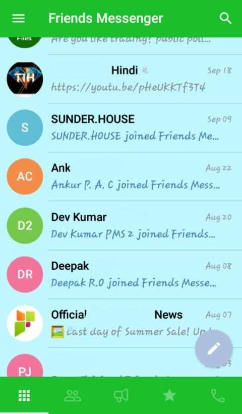 Friends Messenger - Talk with Friends and explore screenshot 4