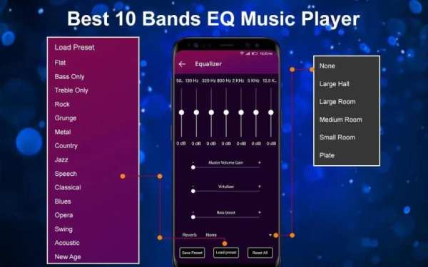 MP3 Music Player 2019 - 10 Bands Equalizer Player screenshot 8