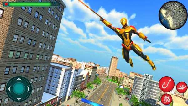 Amazing Green Rope Ninja Hero New Action Game screenshot 8