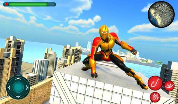 Amazing Green Rope Ninja Hero New Action Game screenshot 3