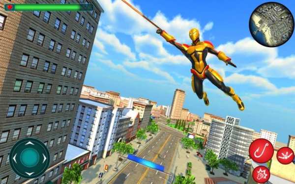 Amazing Green Rope Ninja Hero New Action Game screenshot 4