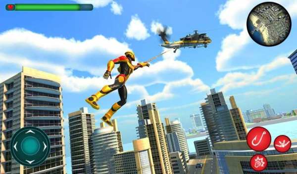 Amazing Green Rope Ninja Hero New Action Game screenshot 2