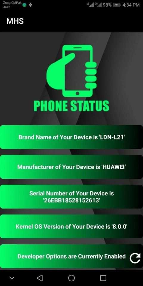 MHS-Mobile Hardware & Software Status screenshot 2