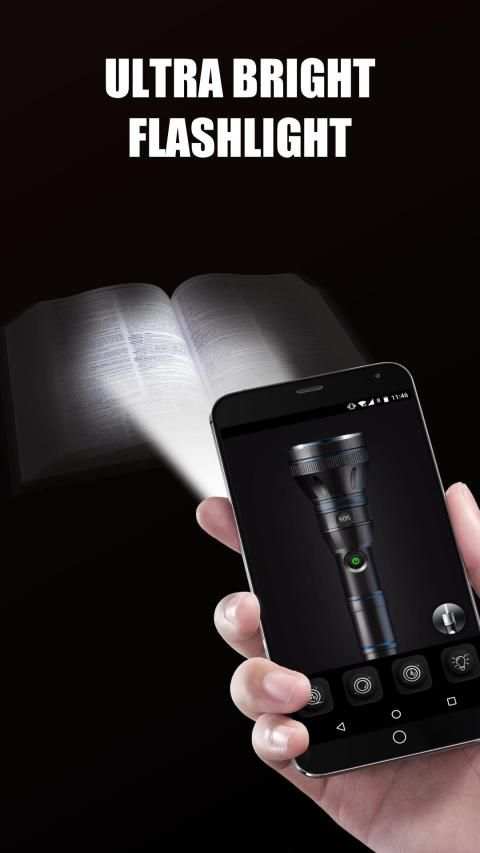 Super Flashlight LED & Morse code screenshot 2