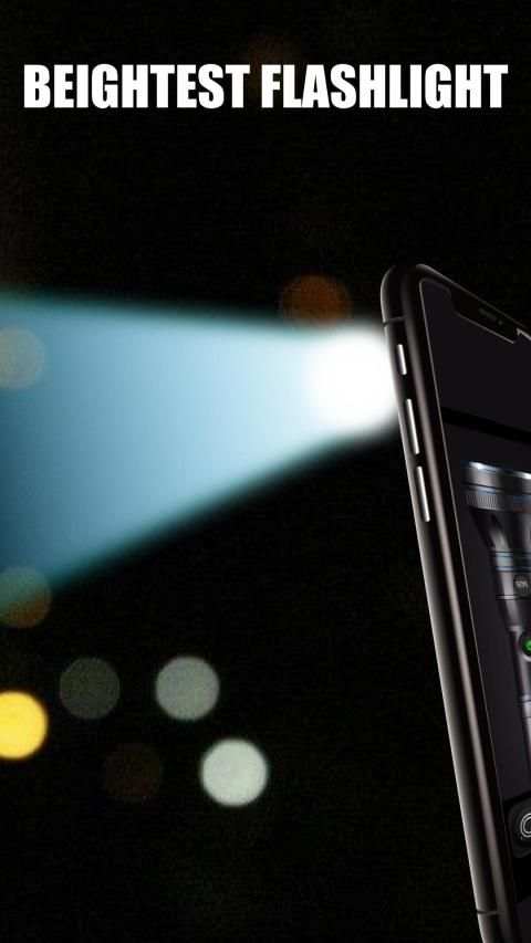 Super Flashlight LED & Morse code screenshot 1