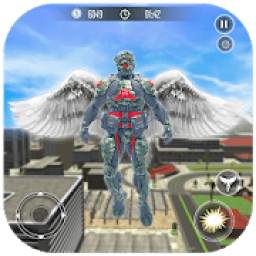 Crime Vegas Air Strike: Crime Angel Superhero Game