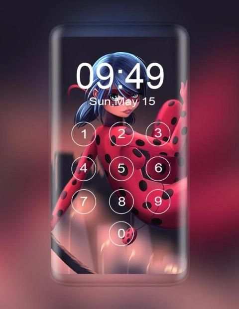 HD Ladybug Lock Screen screenshot 1
