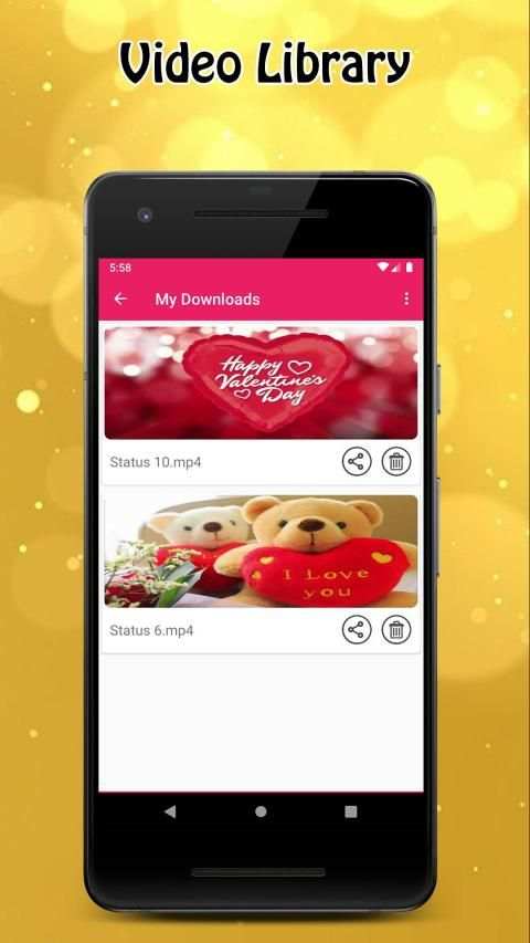 Valentine Day Video Status 2020 स्क्रीनशॉट 2