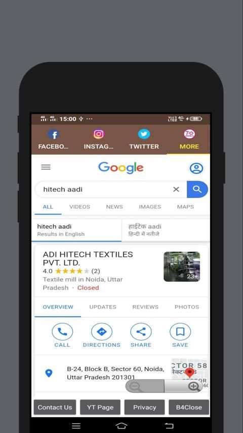Swipe In One - All In One Fastest Social Browser स्क्रीनशॉट 2