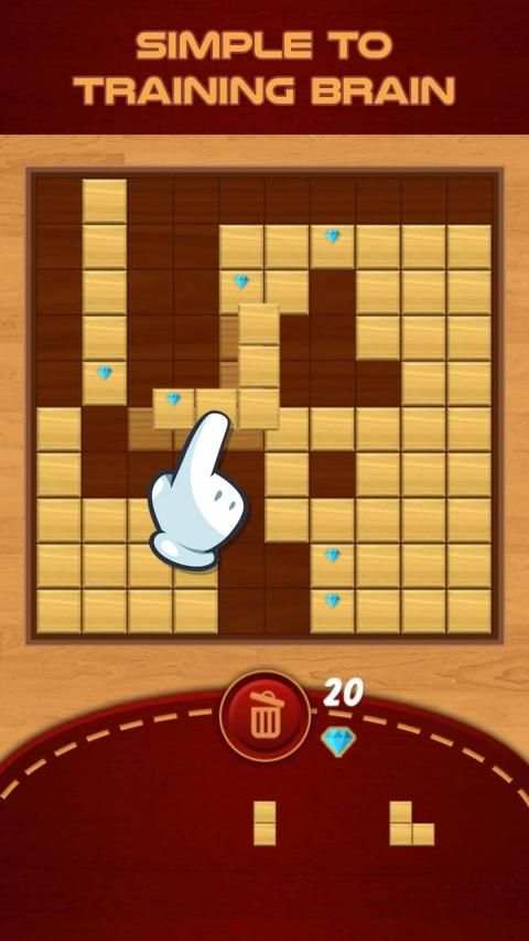 Block Puzzle : Classic Wood screenshot 2