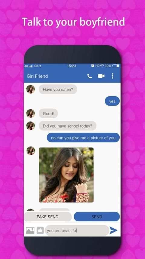 Funny Fake Messenger - Lover Prank screenshot 3
