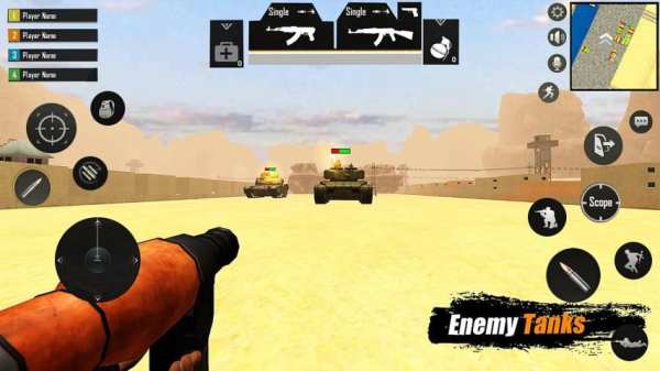 Battle Combat Free Fire Squad Battleground Game स्क्रीनशॉट 7