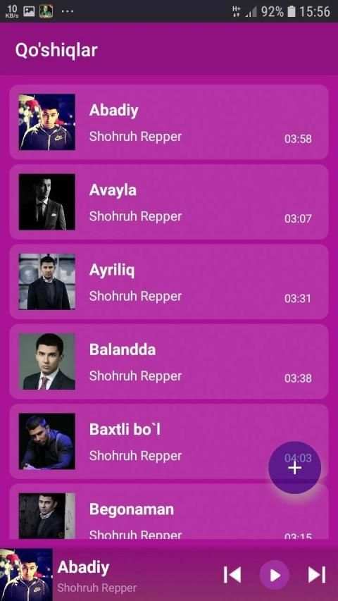 Shohruh Repper qo'shiqlari screenshot 1