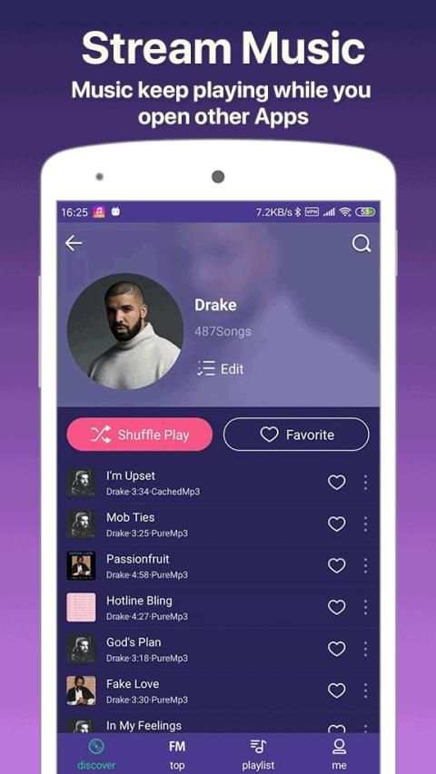 Music Player, Free Music Download App स्क्रीनशॉट 3