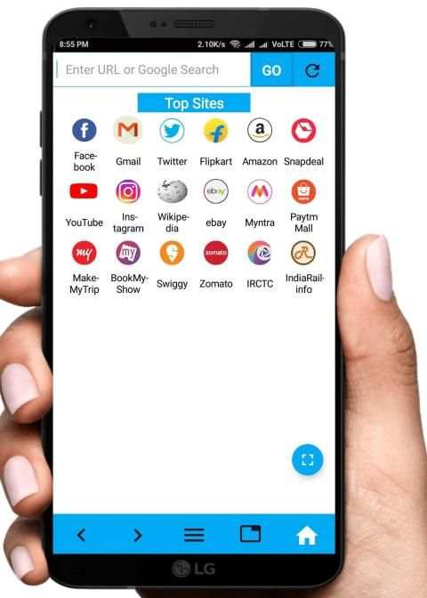 RJ Browser : Light & Fast स्क्रीनशॉट 6