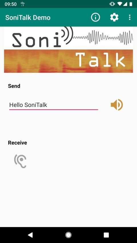 SoniTalk - Exchange Data Over Sound स्क्रीनशॉट 6