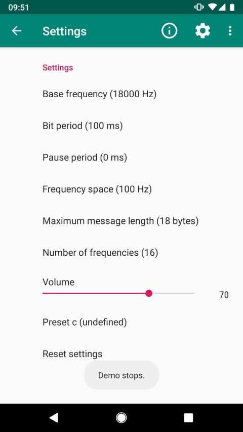 SoniTalk - Exchange Data Over Sound स्क्रीनशॉट 1