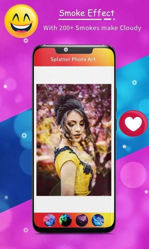 Creative Splatter Action Editor : Photo Lab Effect स्क्रीनशॉट 3