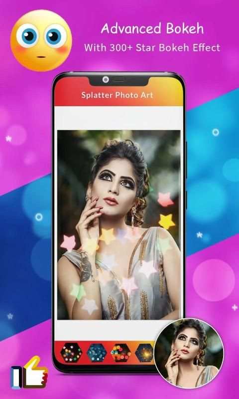 Creative Splatter Action Editor : Photo Lab Effect स्क्रीनशॉट 2