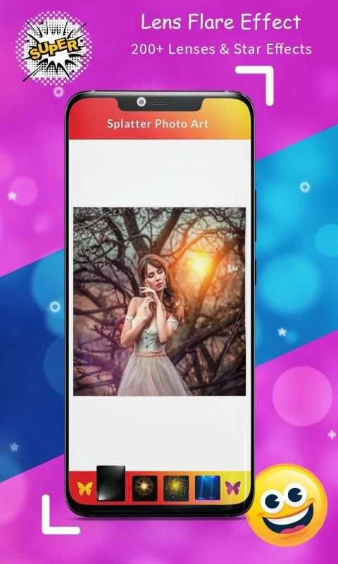 Creative Splatter Action Editor : Photo Lab Effect स्क्रीनशॉट 1