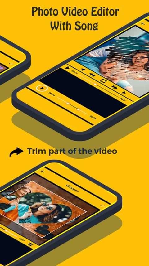 Photo Video Editor With Song screenshot 1