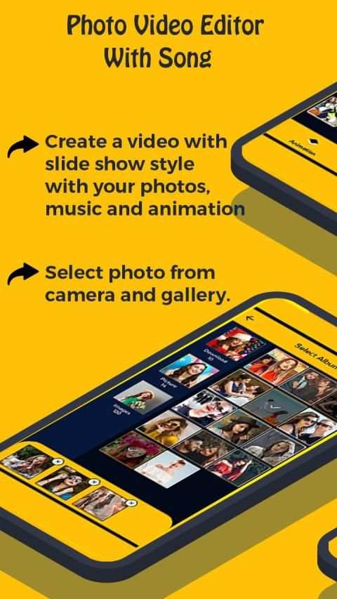 Photo Video Editor With Song screenshot 4