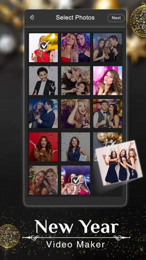 New Year Photo Video Maker - Movie Maker screenshot 7