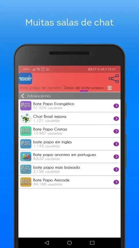 Download do APK de Namoro, bate-papo e amizade para Android