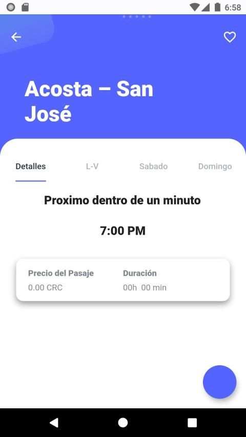 Buses Costa Rica. Horarios de Bus y Tarifas. screenshot 1