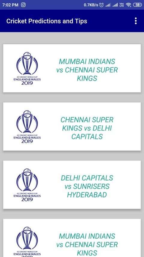 Cricket Prediction Tips - Mzansi Super league 2019 स्क्रीनशॉट 1