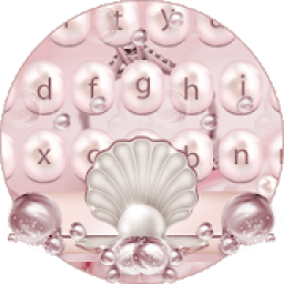 Silk Pearl Keyboard Theme आइकन