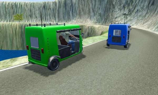 Simple 3 Wheeler Driving For Fun screenshot 1