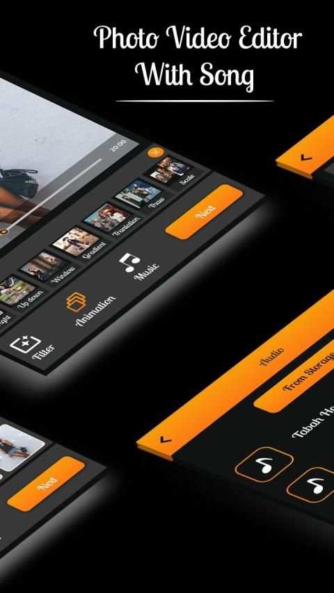 Photo Video Editor With Song screenshot 2