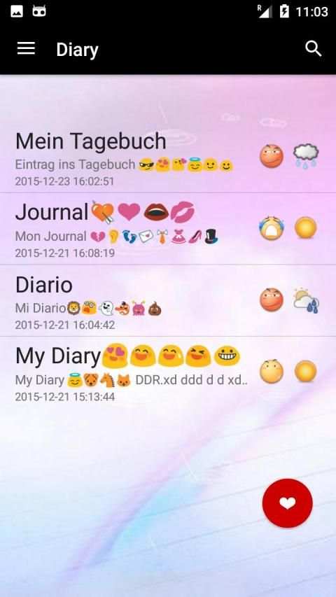 Diary App with Password स्क्रीनशॉट 15