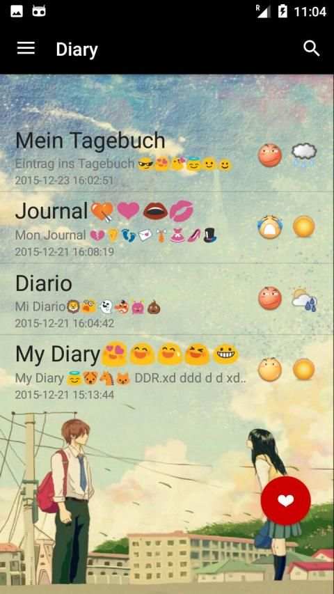 Diary App with Password स्क्रीनशॉट 10