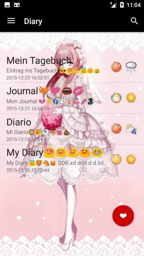 Diary App with Password स्क्रीनशॉट 5