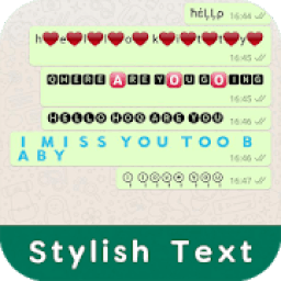 ikon Stylish Text App For Messenger