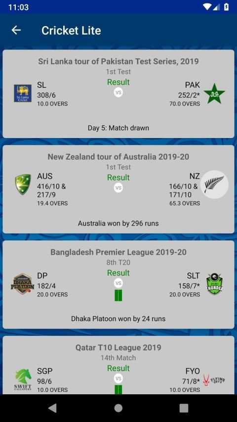 Cricket Lite screenshot 3