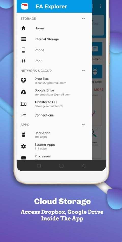 Ex Explorer File Manager for Android screenshot 2