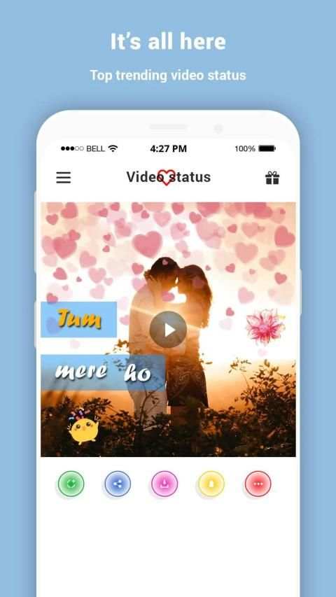 Lyrical Photo Video Status Maker with Music स्क्रीनशॉट 2