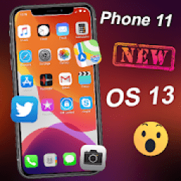 iLauncher iphone 11 max pro ios 13 Theme Wallpaper أيقونة