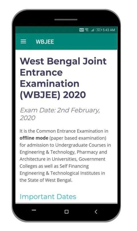 WBJEE 2020 screenshot 3